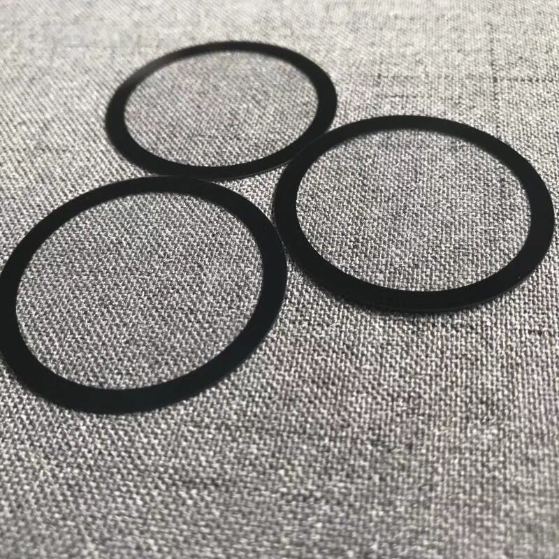 Customized Silk Screen Printing Flat Or Round Processing Tempered Glass For Watch