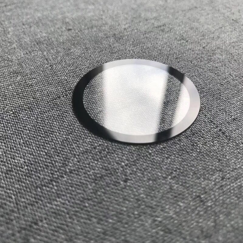 Customized Silk Screen Printing Flat Or Round Processing Tempered Glass For Watch
