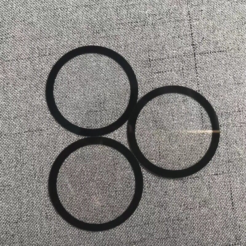 Customized Silk Screen Printing Flat Or Round Processing Tempered Glass For Watch