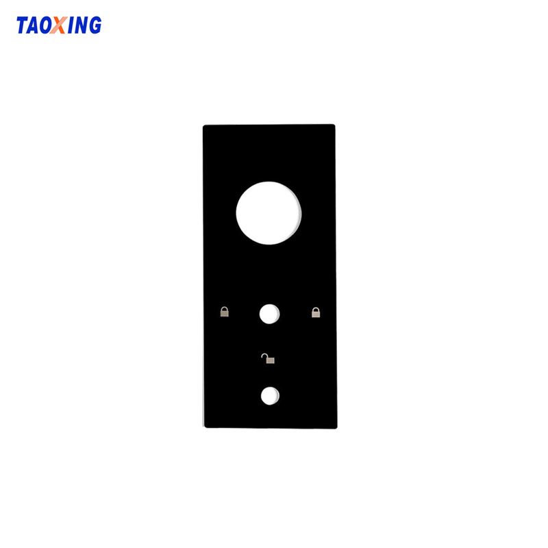 Tempered glass intelligent sensor touch screen door lock cover glass