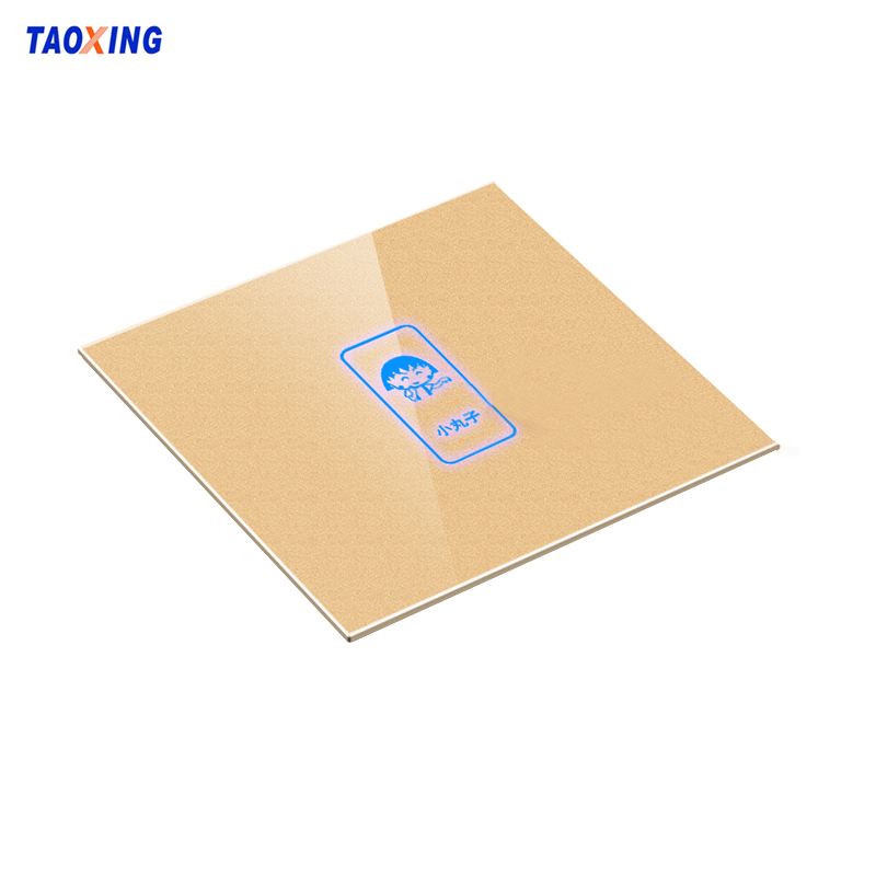 Scratch Resistant Touch Switch Tempered Glass Switch Panel