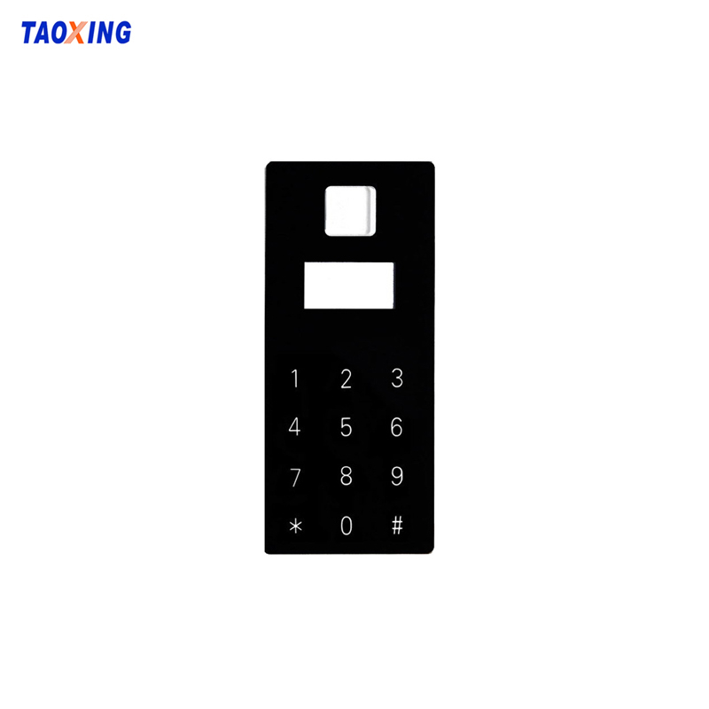 Tempered glass intelligent sensor touch screen door lock cover glass