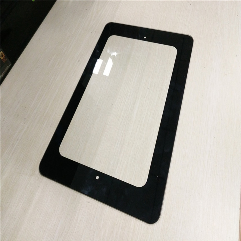 Silksceen Printing Frame Black Enamelled Hollow Tempered Glass For ad machine