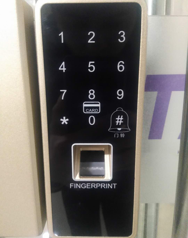 Customizable Touch Switch Door Fingerprint Lock Panel Glass