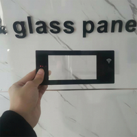 1mm chemically tempered cover glass for touch panel