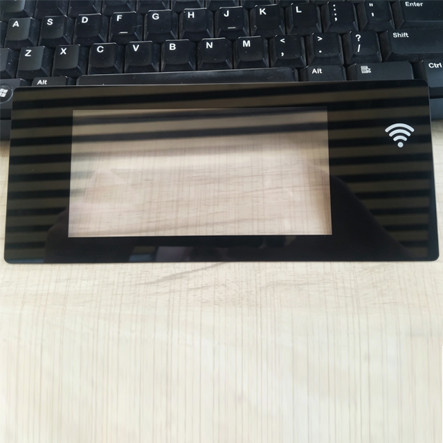 custom 1mm tempered glass cover for touch screen panel