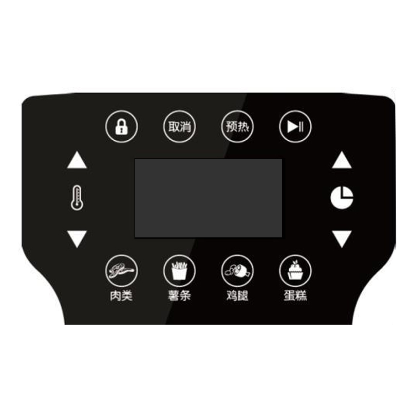 wholesales easy-clean tempered cover glass for air fryer 