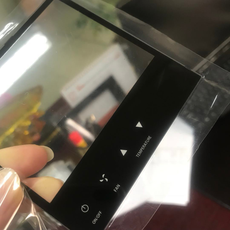 Customized TV LCD touch screen glass display protective glass panel 