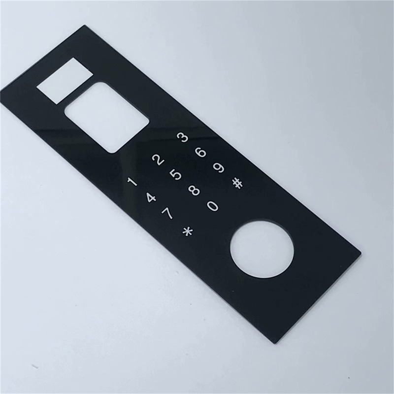 Customized TV LCD touch screen glass display protective glass panel 